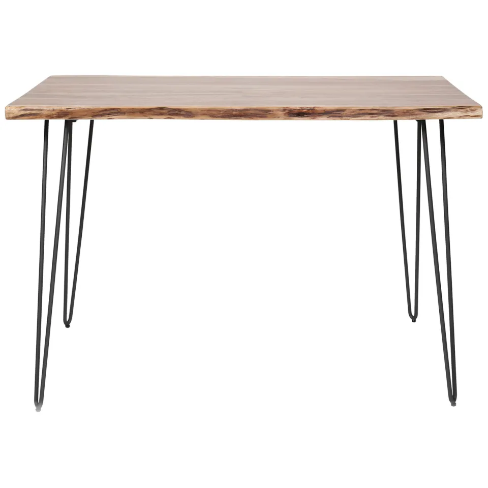 LifestyleFurn Bartafel 'Michel' Boomstam, 130 x 70cm, kleur Massief acacia naturel