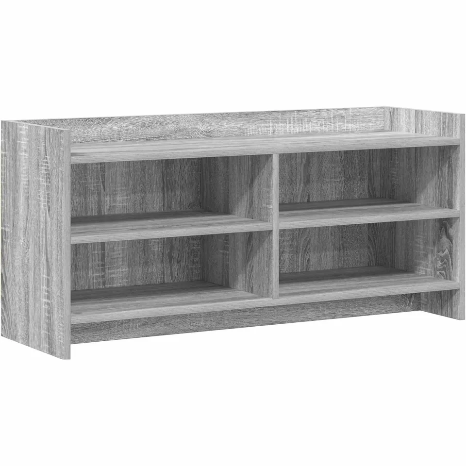vidaXL TV-kast 100 x 33 x 47 cm Grijs Sonoma Bewerkt hout, foto 3