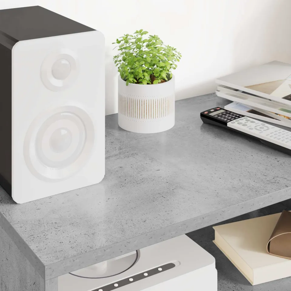 vidaXL TV-kast 60 x 35 x 40 cm Beton Grijs Bewerkt hout, foto 4