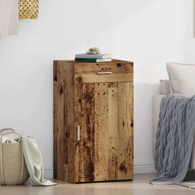 vidaXL Dressoir Oudhout 50 x 42,5 x 93 cm bruin, foto 2