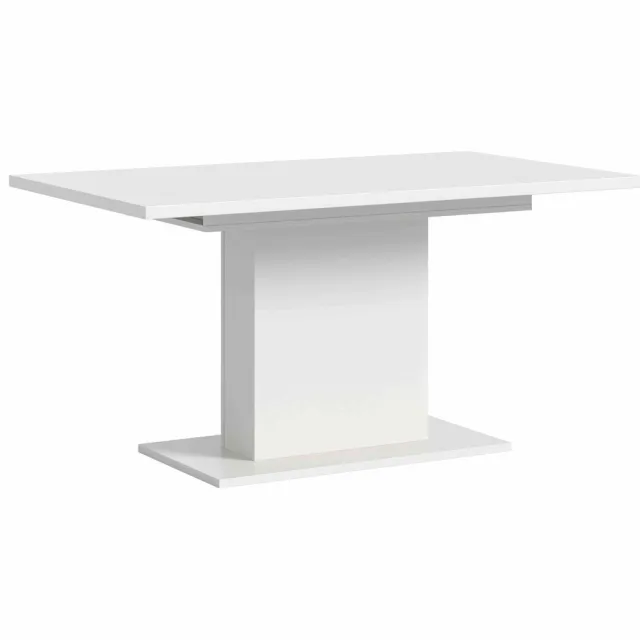 Furnilux Motion eettafel kolom uitschuifbaar wit NB wit NB - 90x150x76cm