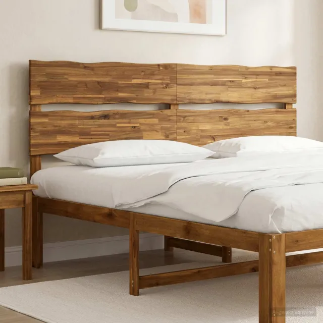 vidaXL Live Edge Hoofdbord ROSTOCK Naturel 180 cm Massief Acaciahout Bruin