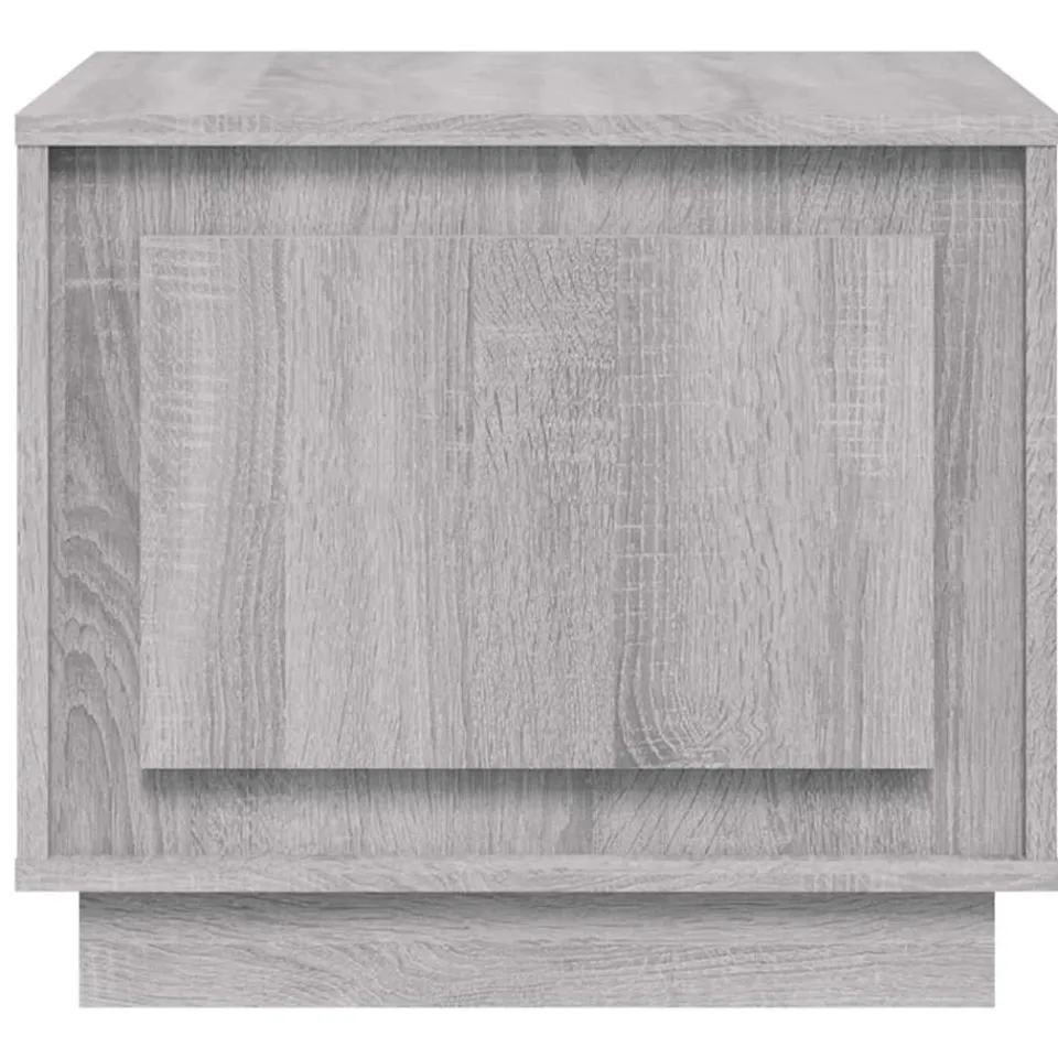 vidaXL Salontafel 51x50x44 cm bewerkt hout grijs sonoma eikenkleurig, foto 4