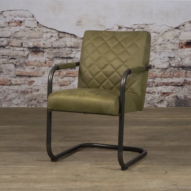 sidd Civo armchair - Bull green Groen