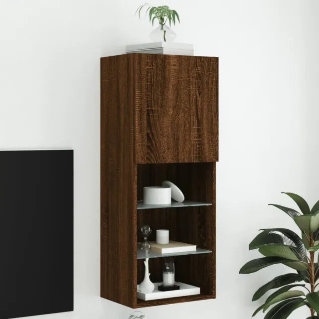 vidaXL Tv-meubelset 16.0 x 11.8 x 40.2 in Brown Oak, foto 2