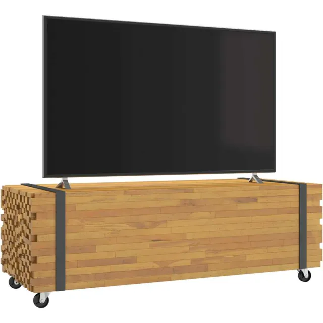 vidaXL Salontafel 110x45x35 cm massief teakhout Bruin