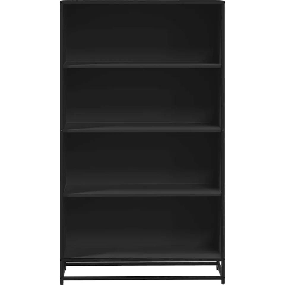 vidaXL Boekenkast 80,5x35x139 cm bewerkt hout zwart, foto 4