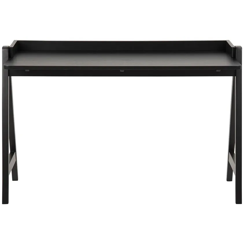 Lisomme Lieke houten bureau zwart - 127 x 80 cm, foto 3