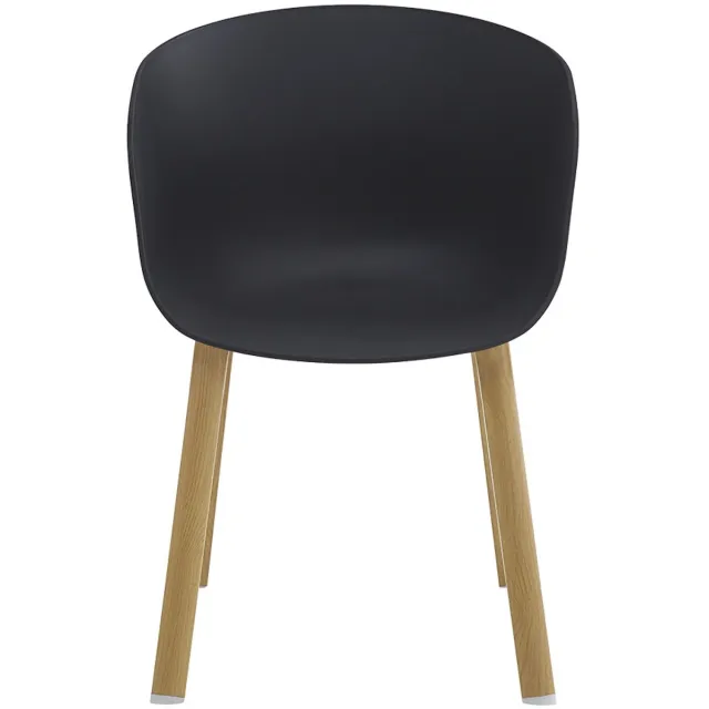 Clayre & Eef Eetkamerstoel 54x51x82 cm Zwart Metaal