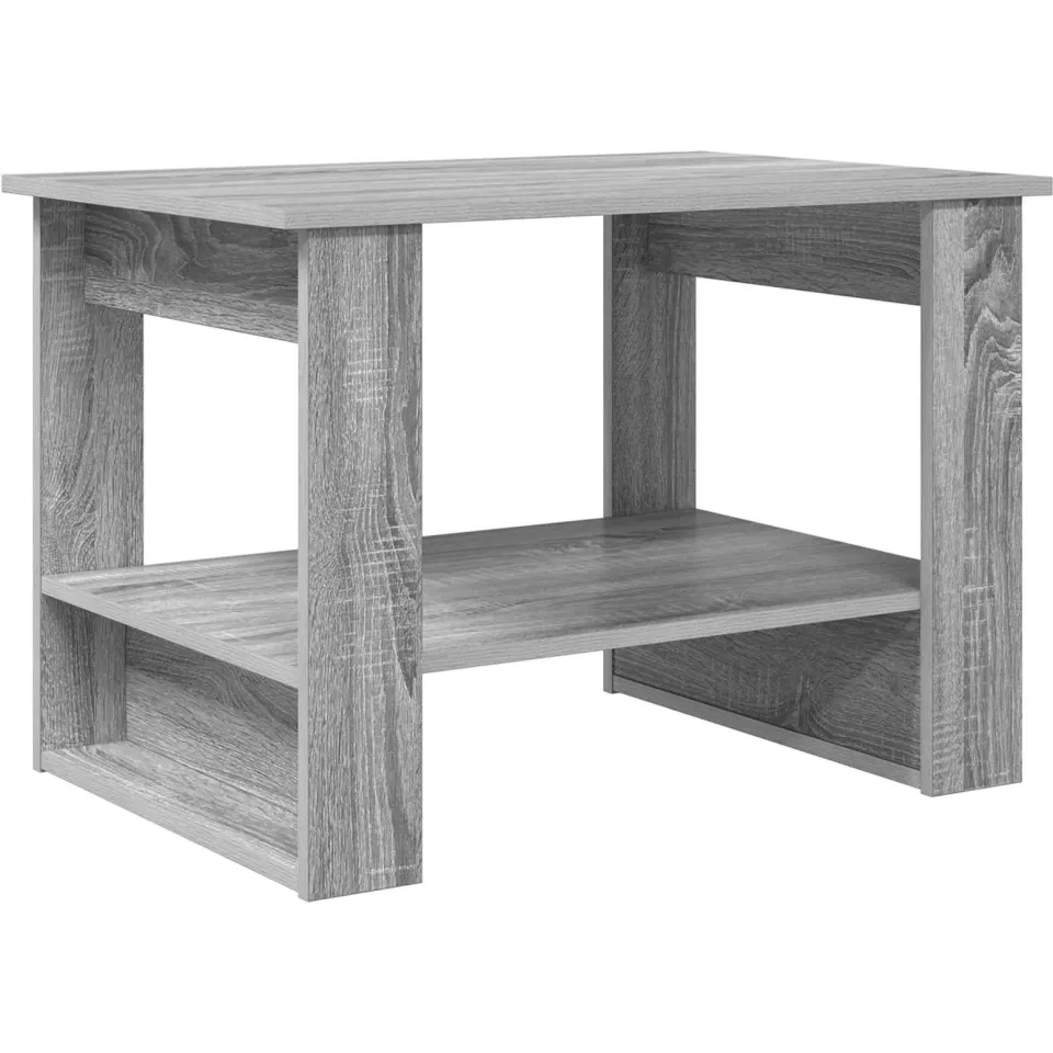 vidaXL Salontafel Grijs Sonoma 72 x 50 x 50 cm Bewerkt hout, foto 3