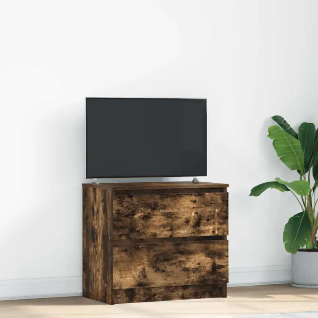 vidaXL Tv-meubel 60x35x54 cm bewerkt hout gerookt eikenkleurig, foto 2