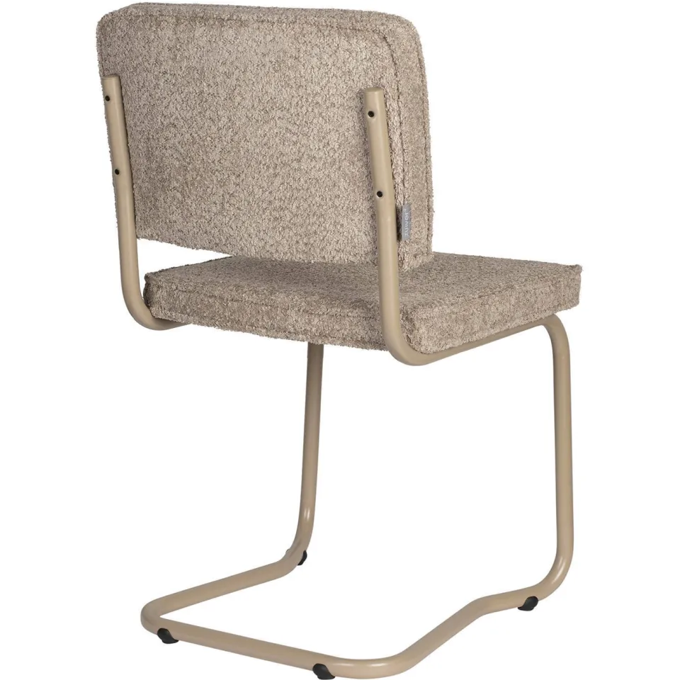 Zuiver Ridge Kink Soft eetkamerstoel beige, foto 6