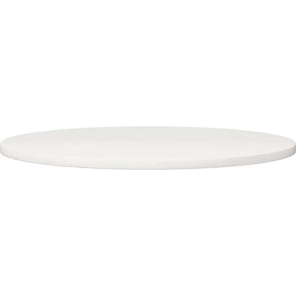 vidaXL Tafelblad rond Ø80x3 cm massief grenenhout wit