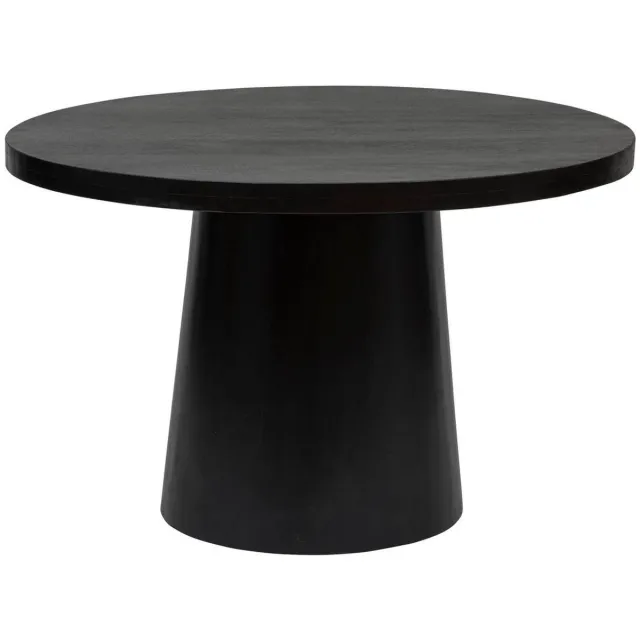 Atmosphera Créateur d'intérieur® Ronde eettafel van mangohout BOKI Noir
