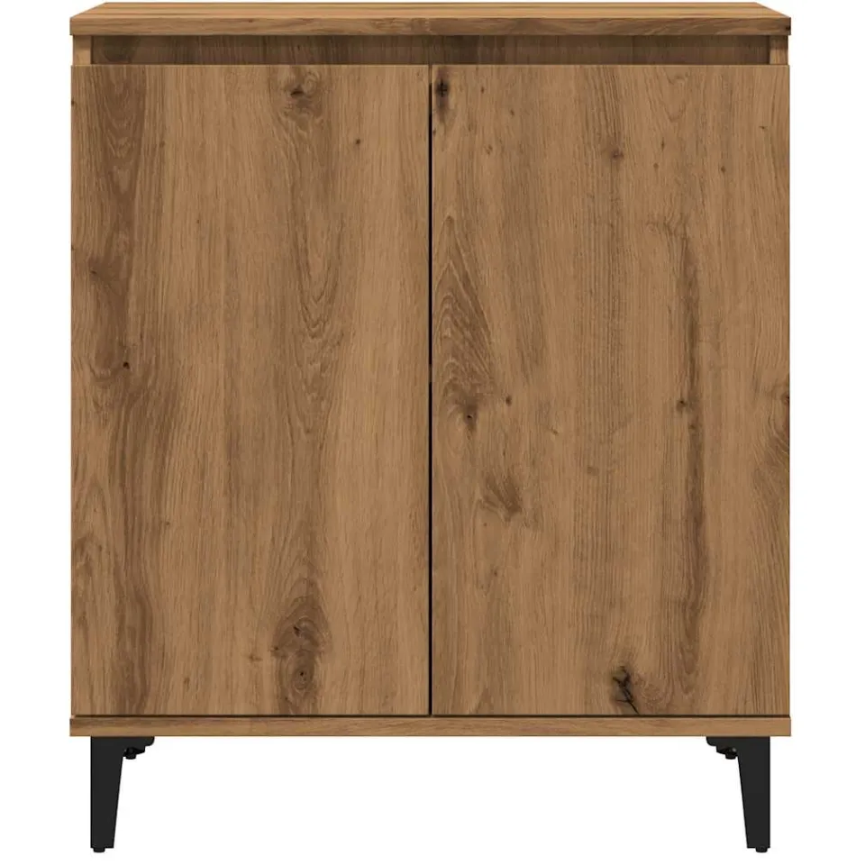 vidaXL Dressoir 60x35x70 cm bewerkt hout artisanaal eikenkleur, foto 4