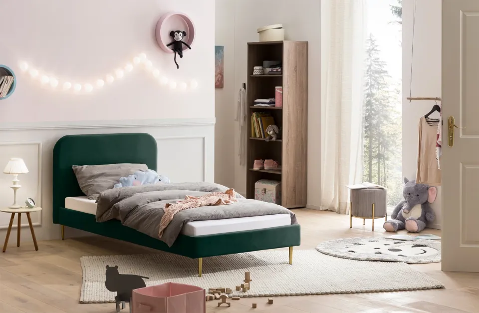 Artistiq Living Federico bed fluweel groen, foto 4