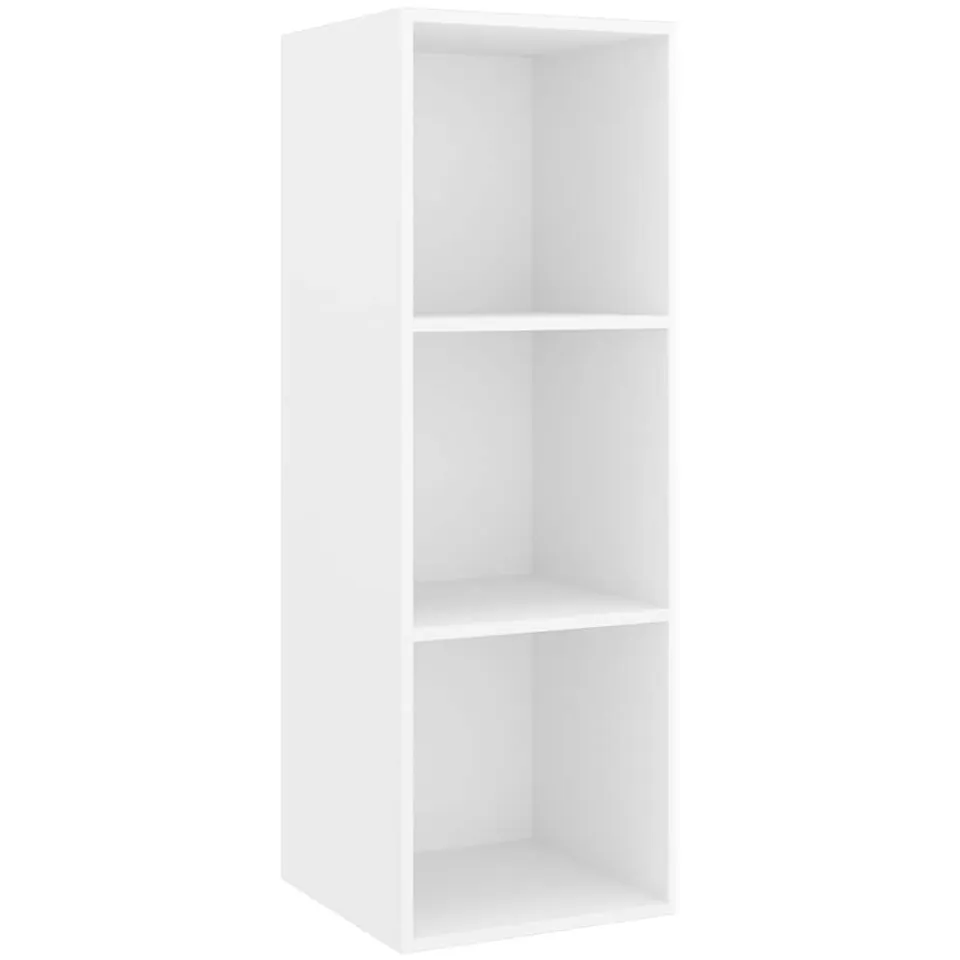 vidaXL Tv-wandmeubelen 2 st bewerkt hout wit
