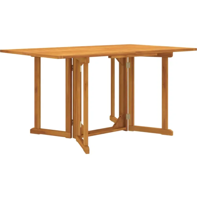 vidaXL Tuintafel inklapbaar 150x90x75 cm massief teakhout bruin, foto 2