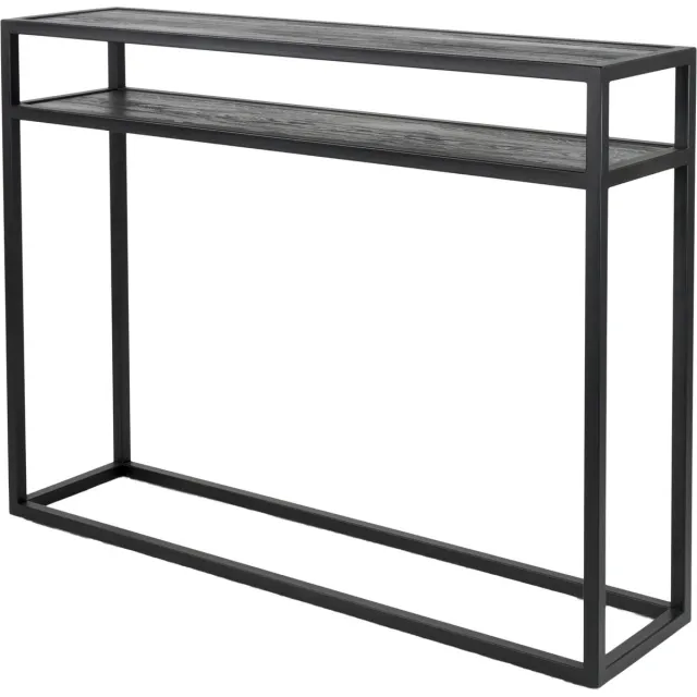 Spinder Design sidetable Daniël 120 - Zwart - Staal