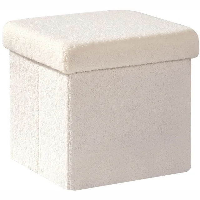 Ibenzoa Multifunctionele Zitbank Met Opbergruimte Voor Hal, Woonkamer En Slaapkamer, Wit, Compact Formaat