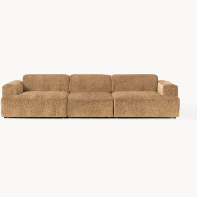 Westwing Collection Bank Melva (4-zits) Bruin