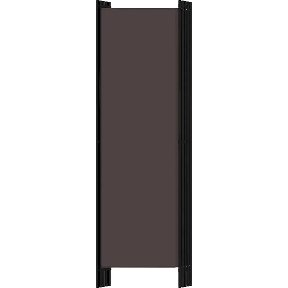 vidaXL Kamerscherm met 5 panelen 250x180 cm bruin, foto 5