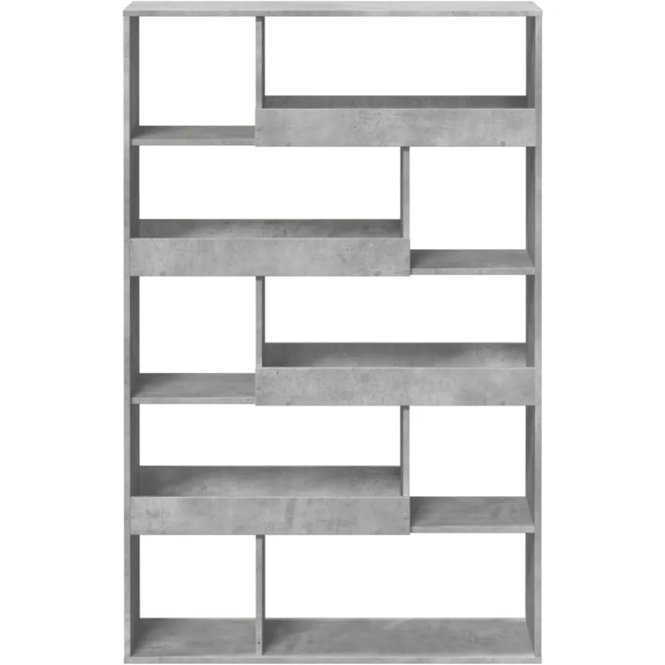 vidaXL kamerscherm 100x33x156,5 cm bewerkt hout betongrijs