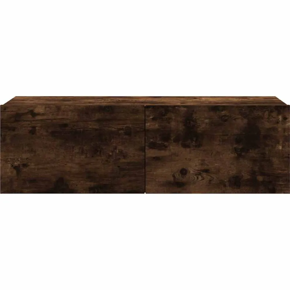 vidaXL Tv-wandmeubel 100x30x30 cm bewerkt hout gerookt eikenkleurig, foto 4