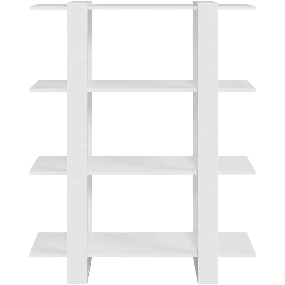 vidaXL Boekenkast/kamerscherm 100x30x123,5 cm wit, foto 4
