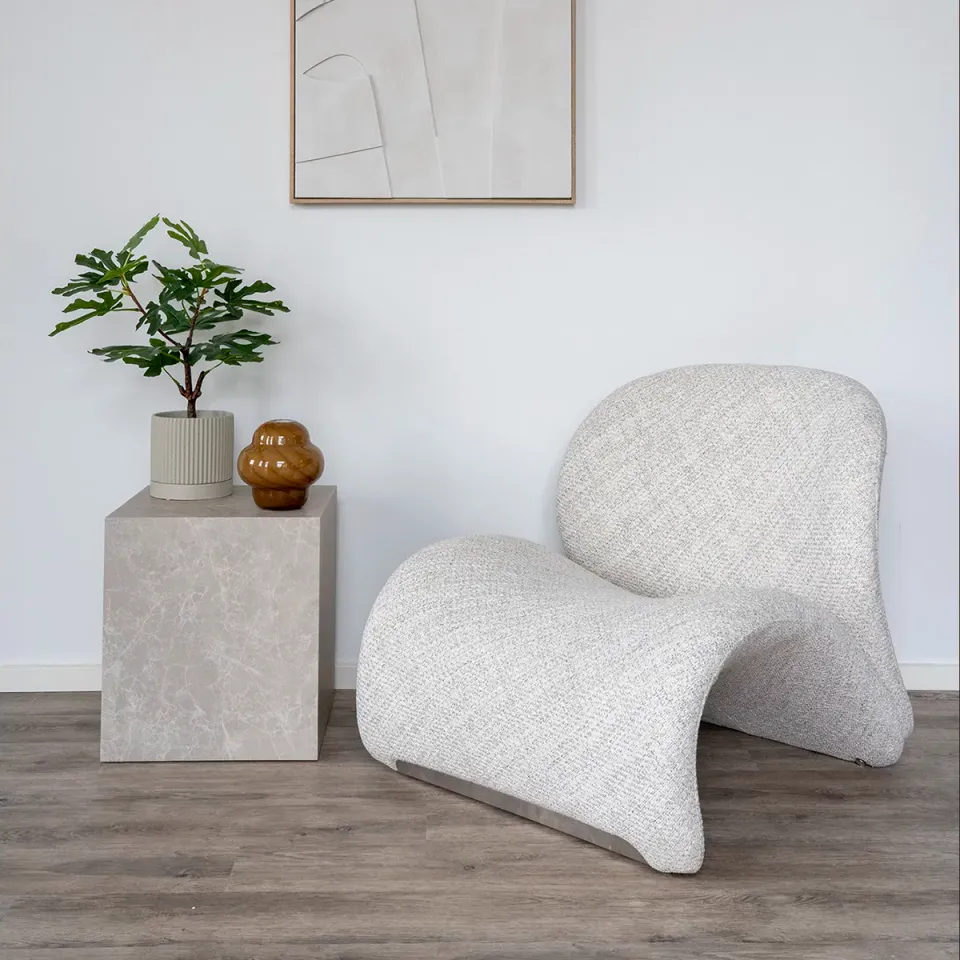 Artichok Gaia lounge fauteuil zand, foto 2