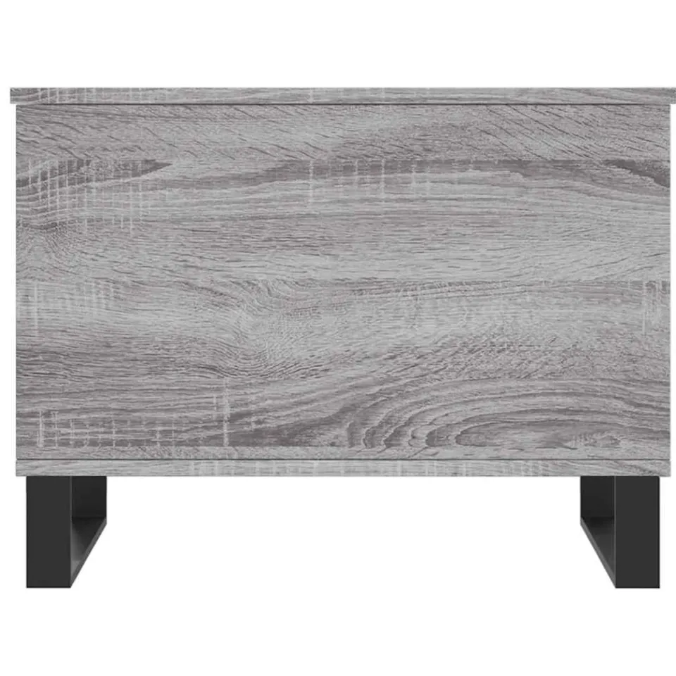 vidaXL Salontafel 60x44,5x45 cm bewerkt hout grijs sonoma eikenkleurig, foto 5