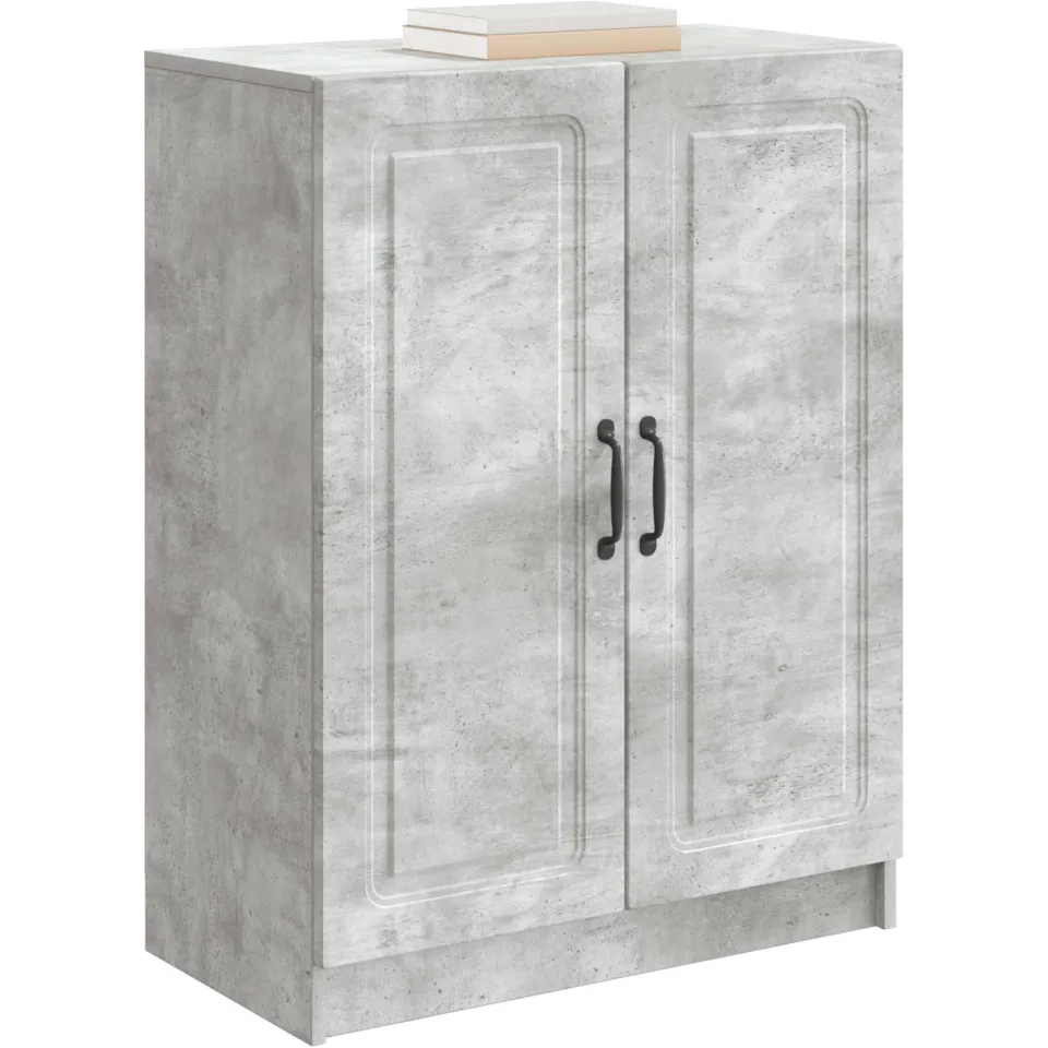 vidaXL Dressoir Betongrijs 66 x 34,5 x 87 cm Bewerkt hout grijs