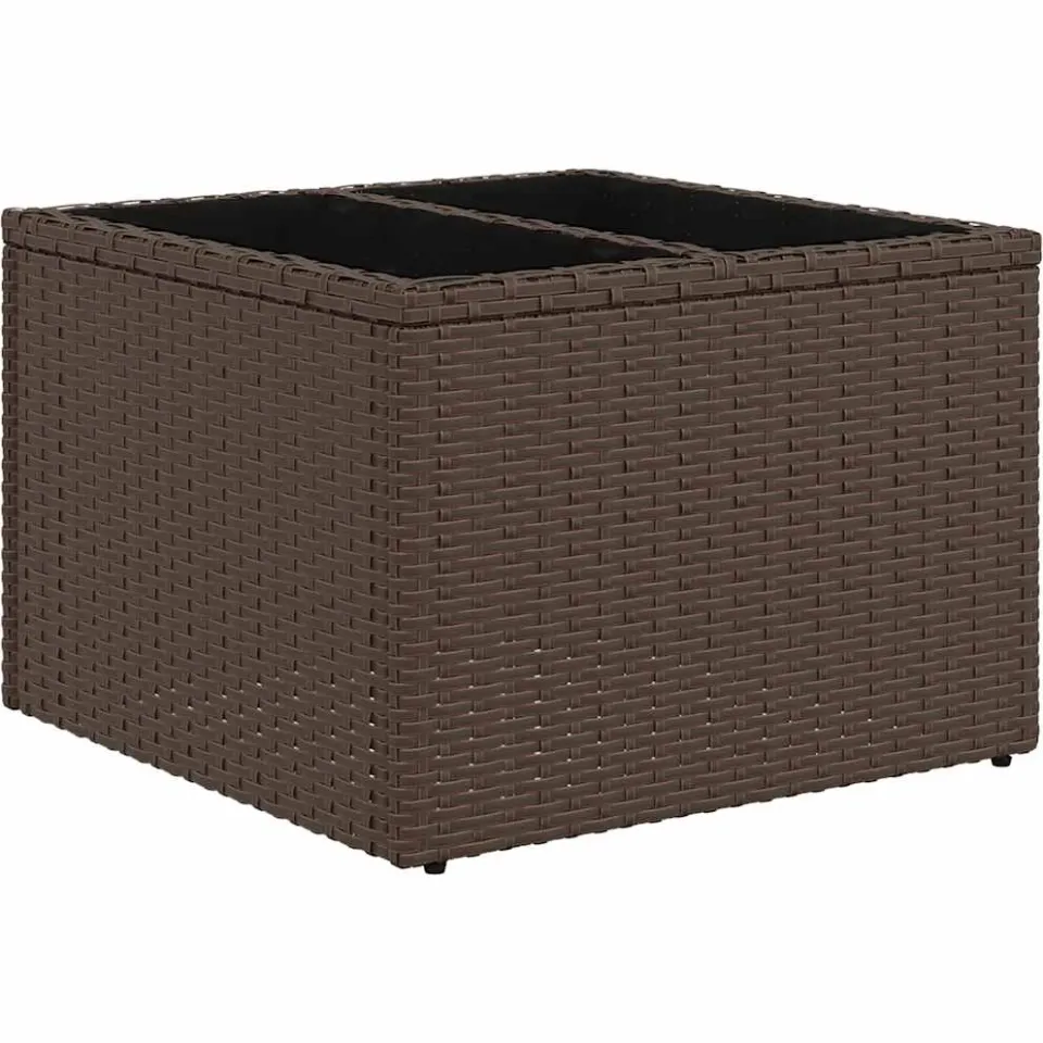vidaXL 8-delige tuinbankset met kussens, bruin polyrotan, foto 3