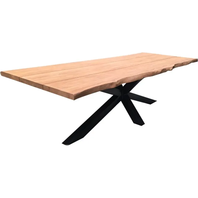 VITA tuinmeubelen Tuintafel Spectral teak 260x100x78cm bruin