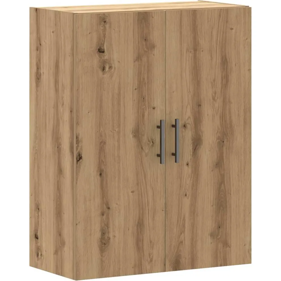 vidaXL Wandkast 69,5x34x90 cm artisanaal eikenkleurig, foto 3