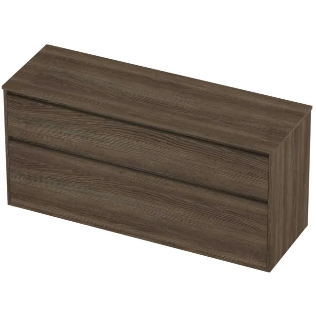 Proline Deck Badmeubelset Greeploos Asymmetrisch Kader 140x46x67 cm Vital Oak Eiken