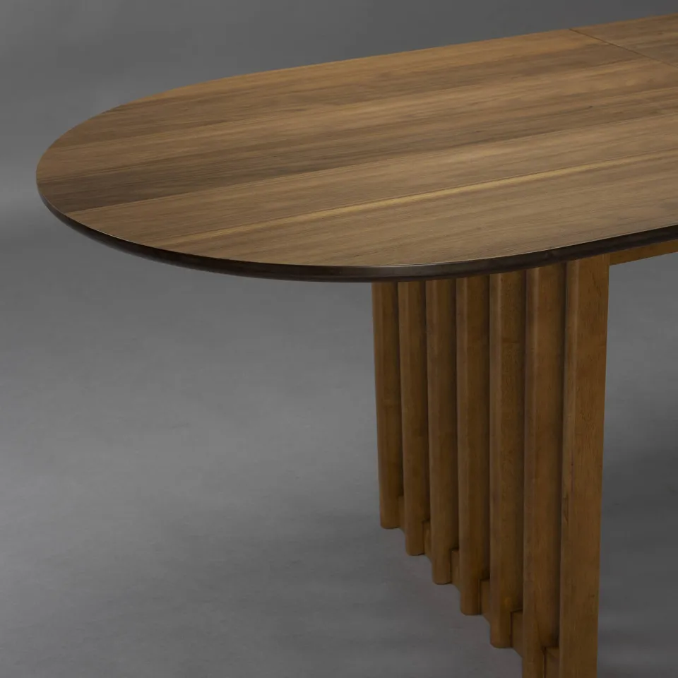 Dutchbone eetkamertafel Barlet bruin, foto 7