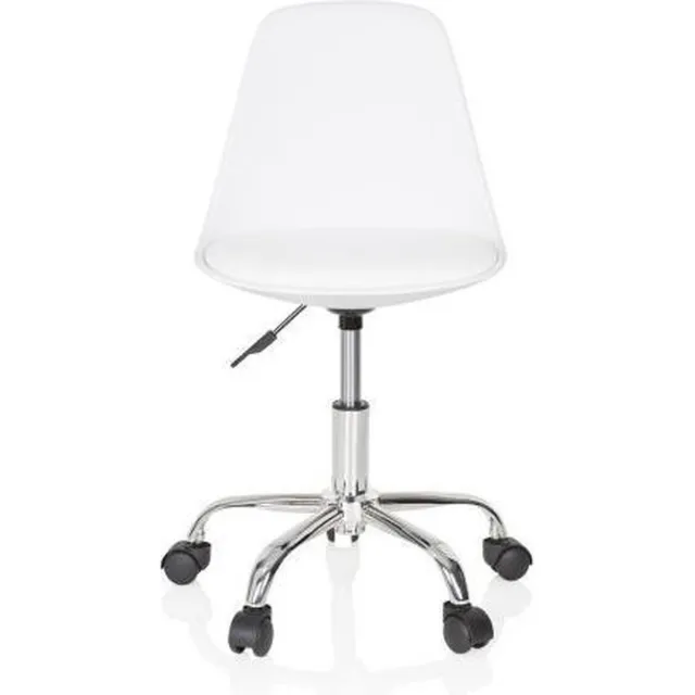 hjh office Fancy II - Kinder bureaustoel - Wit - Kunstleder