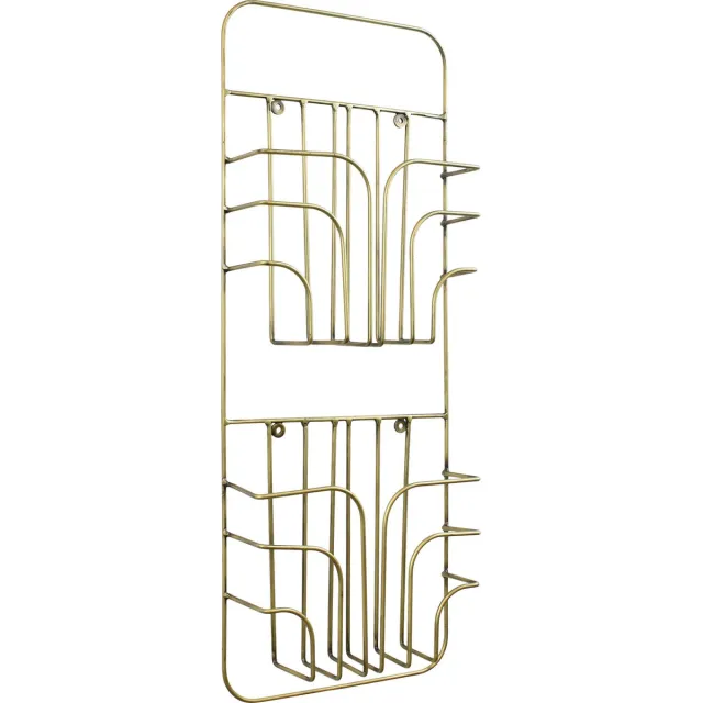 LOFT42 Rowan Large Tijdschriftenrek - Goud - Metaal Messing