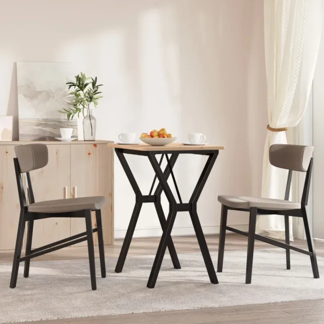 vidaXL Eettafelpoten Y-frame 60x40x73 cm staal Zwart