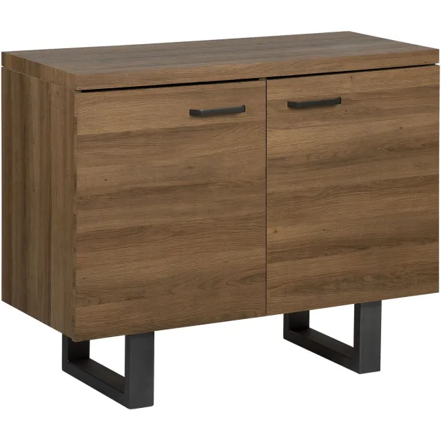 Beliani TIMBER - Sideboard - Donkerbruin - MDF