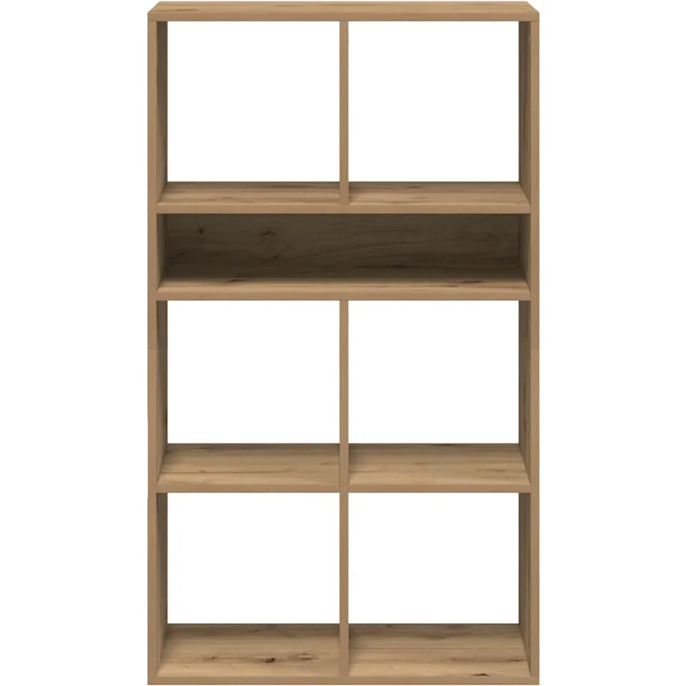 vidaXL Boekenkast 66x31x112 cm bewerkt hout artisanaal eikenkleur, foto 4