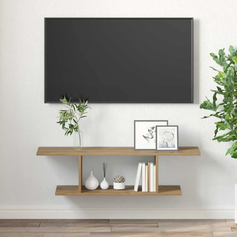 vidaXL Tv-meubelset 103 x 30 x 26,5 cm Bruin Bewerkt hout, foto 4