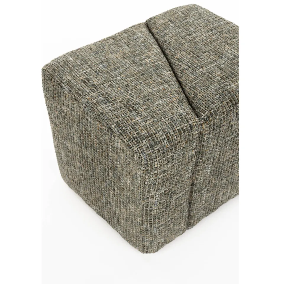 Housecraft Living rechthoekige poef Dance - groen, foto 4