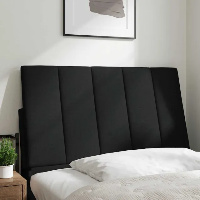 vidaXL Hoofdbordkussen "Hanko" 90 cm stof zwart