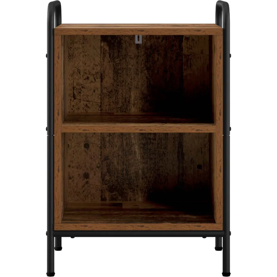 vidaXL Nachtkastje Oud hout 40 x 30 x 60 cm Bewerkt hout Bruin