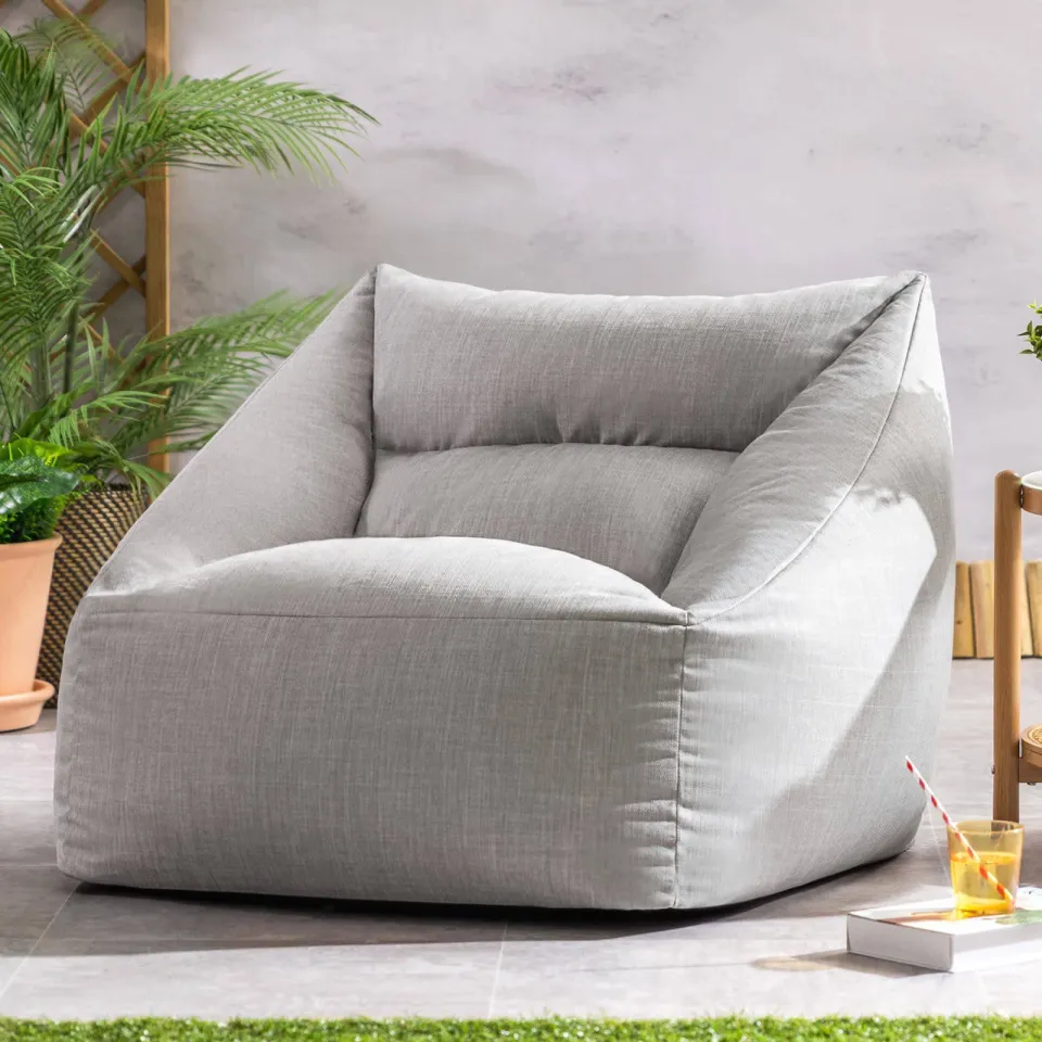 iCON Zitzak Fauteuil Natalia lichtgrijs, foto 5