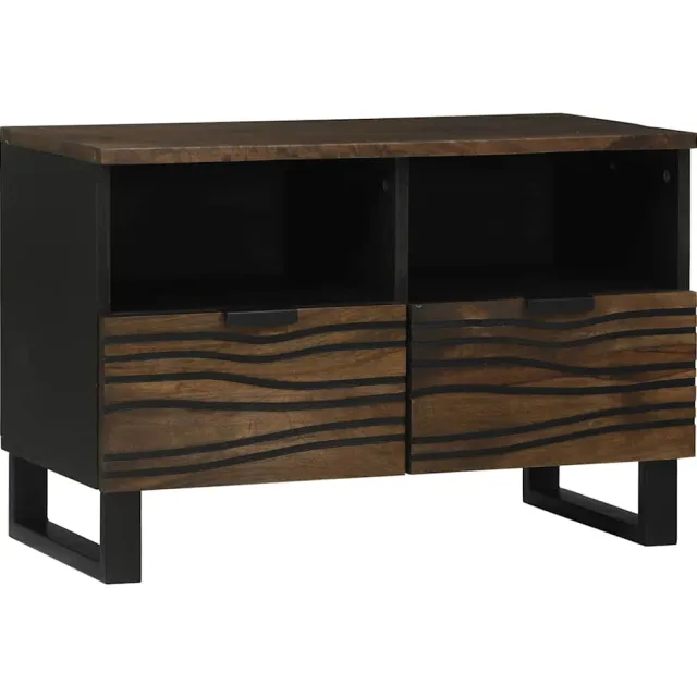 vidaXL TV Eenheden 70 x 33 x 46 cm Walnotenhout Bewerkt hout Bruin
