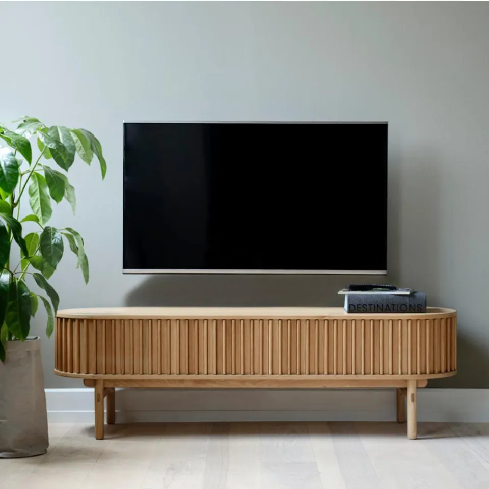 Olivine Kjeld houten tv meubel naturel - 160 x 45 cm, foto 2