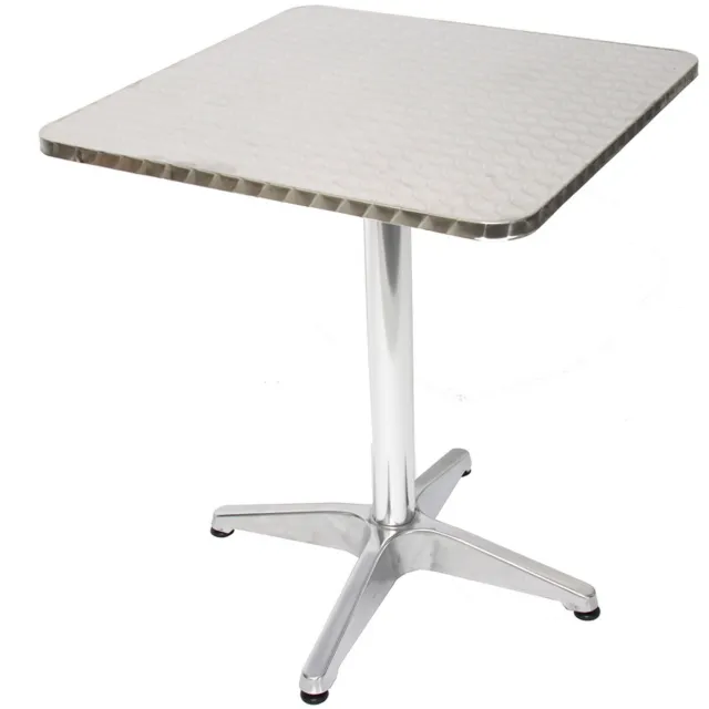 MCW Aluminium bistrotafel tuintafel M28, rechthoekig, 60cm Metaal